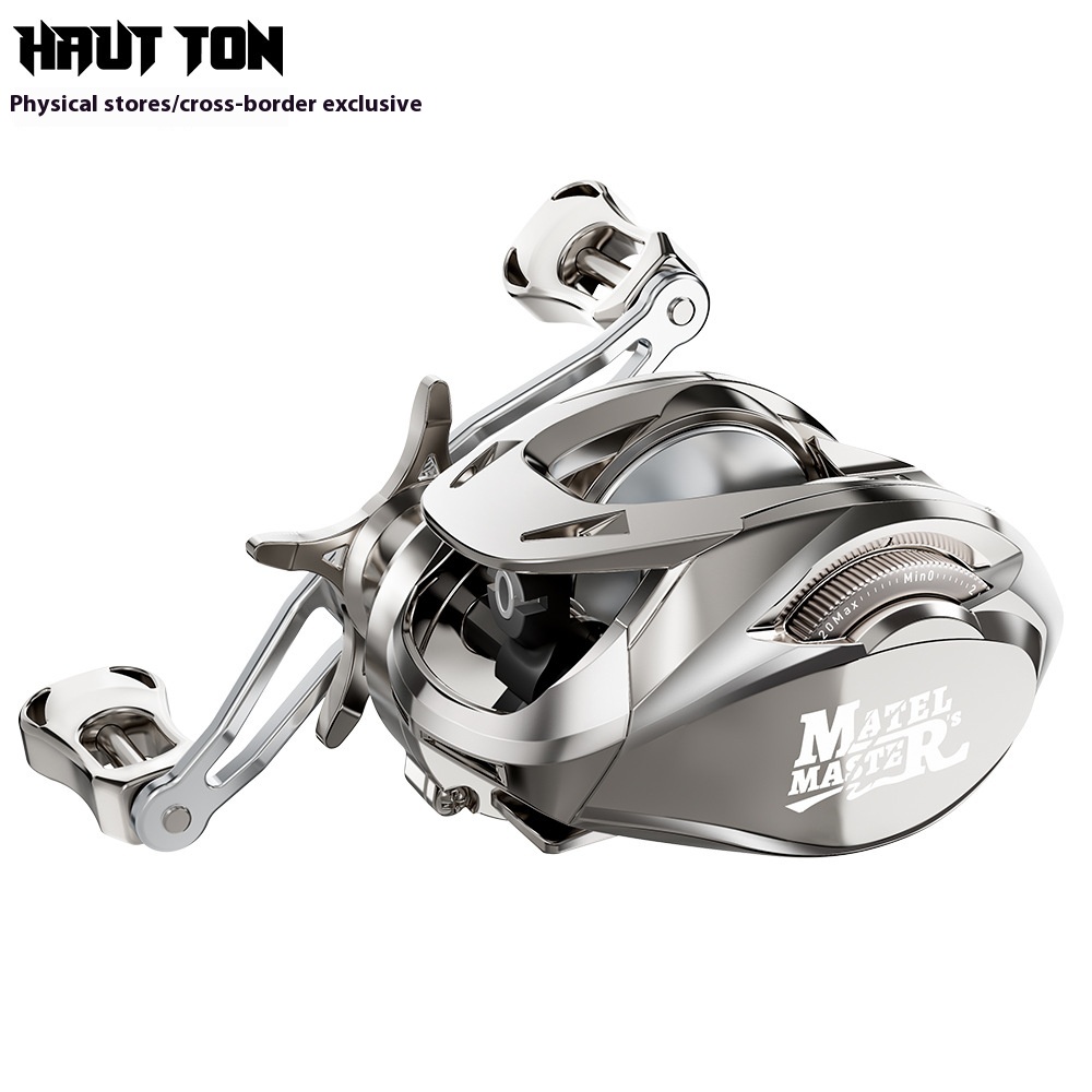 Haodun Luya Water Drop Wheel Long-distance Casting Anti-explosion Line Fishing Wheel With Unloading Alarm Fishing Wheel Metal Master