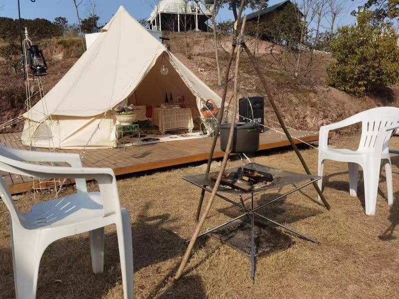 Tent Outdoor Camping Thickened Camping Double Rainproof Sunscreen Indian Pyramid Wild Canopy Park Anti-mosquito