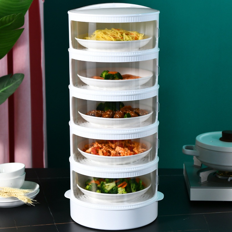 Ulated Vegetable Cover Winter Household Vegetable Cover Leftovers Multi-layer Storage Rack Kitchen Artifact Dustproof Meal Table Cover