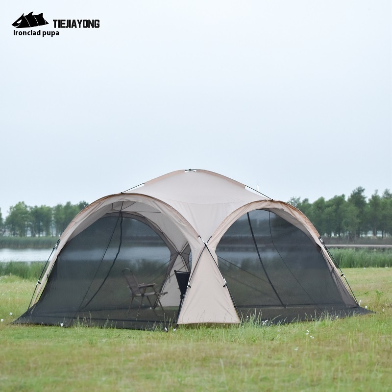 The Second Generation Dome Canopy Super Large Sunshade Canopy Sun Protection Outdoor Camping Equipment Camping Wind And Rain Proof Tent