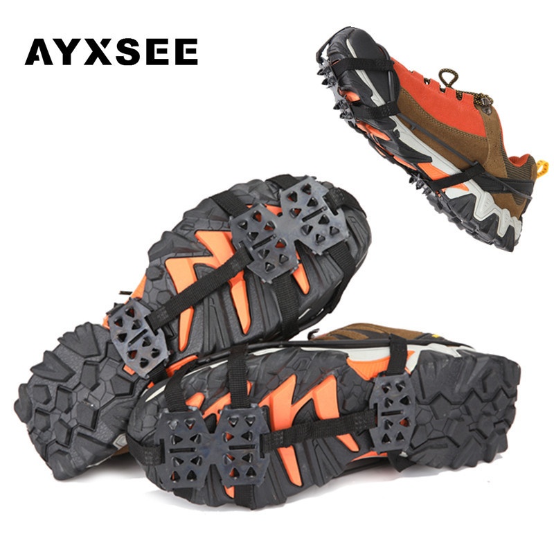 Outdoor24-tooth Crampons Ice Surface Anti-skid Shoe Covers Snow Claws Ice Fishing Snow Village Shoe Chain Snow Anti-skid Shoe Chain Shoe Cover