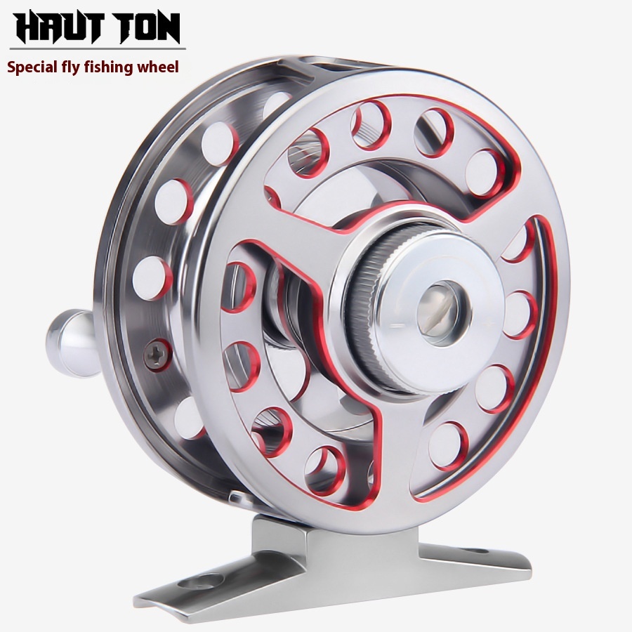 Haoton All-metal Fly Fishing Reel Fishing Reel Front Wheel Can Be Interchanged With Left And Right Hands Ice Fishing Reel With Unloading Force