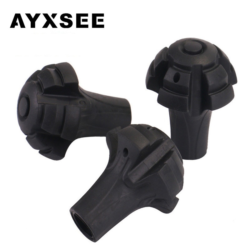 Trekking Poles,Hiking Sticks,Walking Stick Accessories,Spherical Foot Covers,Protective Covers,Mud Support,Torpedo-shaped Big Foot Covers