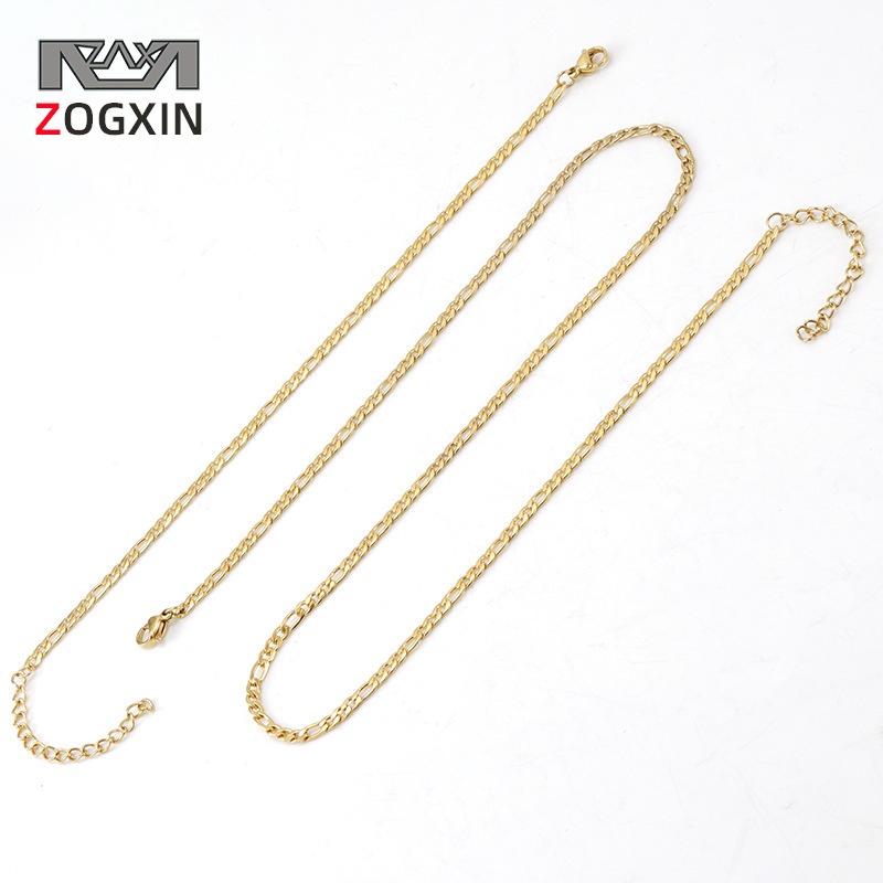 18 KStainless Steel All-match NKBracelet Necklace Finished Chain Jewelry Chain Accessories Chain