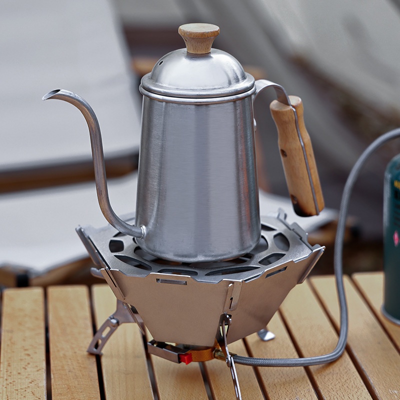 Outdoor Card-type Windshield Stainless Steel Fire-gathering Energy-saving Cover Removable Windshield Camping Barbecue Grill Stove