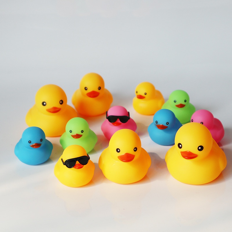 Bathing And Playing In The Water Little Yellow Duck Squeeze The Sound Of The Duck Toy Swimming Pool Bathroom Duck Milk Tea Shop Small Gift