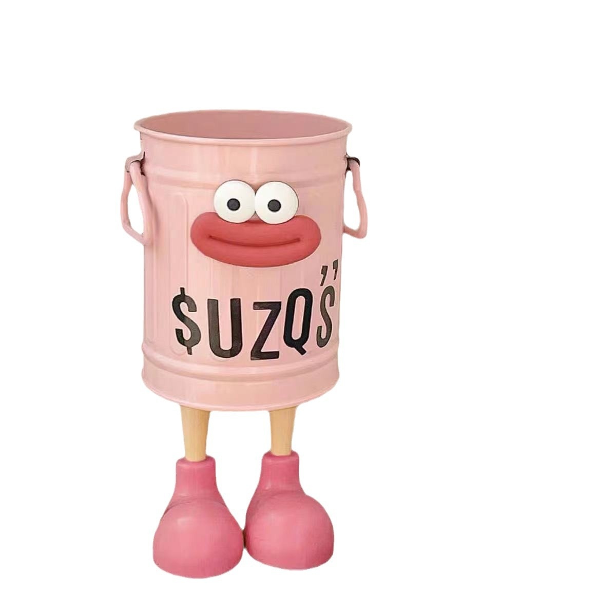 Funny Long-legged Pen Holder Office Desktop Student Creative Ornaments Light Luxury High-end Storage Bucket Iron Pen Holder