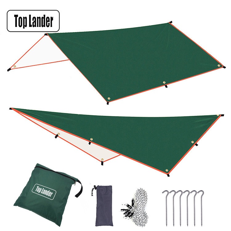 Silver Coated Rainproof Canopy Tent Outdoor Tent Rainproof Sunscreen Beach Tent Outdoor Canopy Canopy Direct