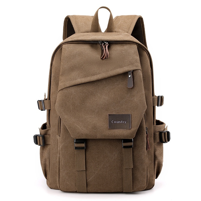 Leisure Large Capacity Backpack Outdoor Men's Travel Bag Fashion Retro Canvas Backpack Men