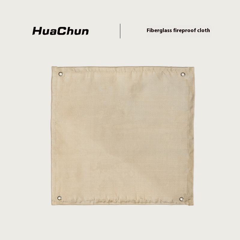 Outdoor Camping Fireproof Cloth Flame Retardant High Temperature Resistant Picnic Barbecueulation Pad Glass Fiber Fireproof Cloth Fire Blanket