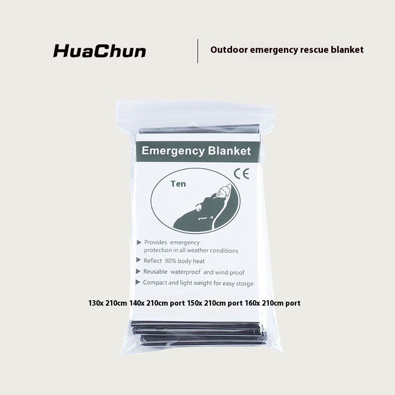 Marathon Camping Life-saving Earthquake Cold-proof Survival Emergency Blanketulation Blanket Portable Silver Outdoor Emergency Blanket