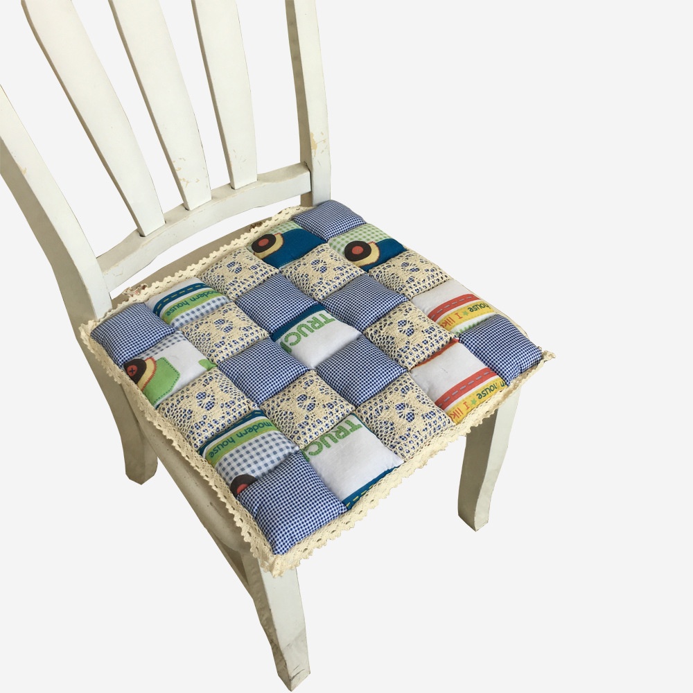 Foreign Trade Export Handmade Steamed Bun Pads Pastoral Chair Cushions Home Comfortable Dining Chair Cushions Student Chair Cushions S