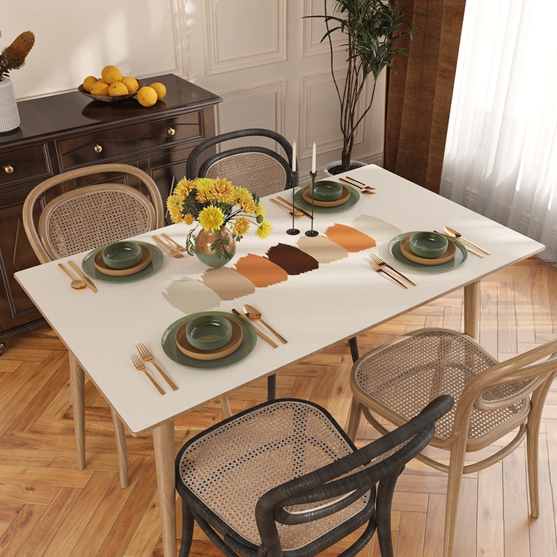 Simple Tablecloth Waterproof And Oil-proof Washable Pvc Coffee Table Mat Rectangular Home Tablecloth Tablecloth High-grade
