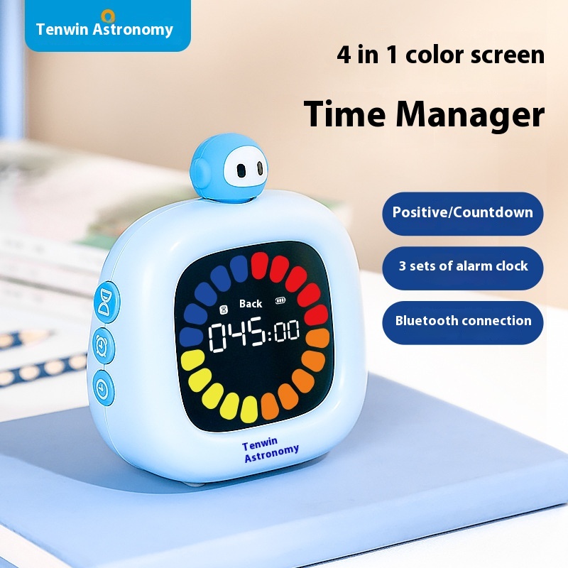 Astronomical Time Manager Primary School Students Self-discipline Timing Reminder Bluetooth Connection Visual Time Manager SZ1001