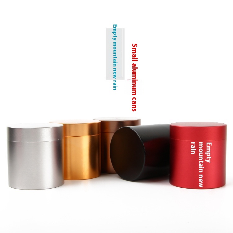Kongshan Xinyu Mini Portable Travel Sealed Tea Can Metal Small Aluminum Can Small Can Tea Packaging Can