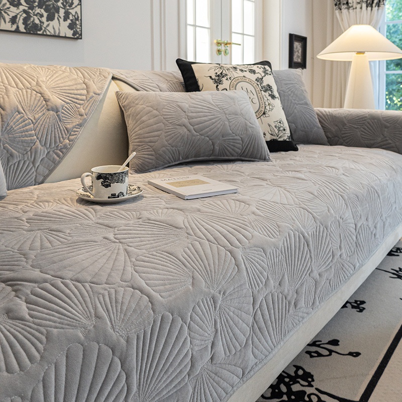 Autumn And Winter Sofa Cushions High-grade Non-slip Cushions Thick Plush Sofa Cover Cloth Towel