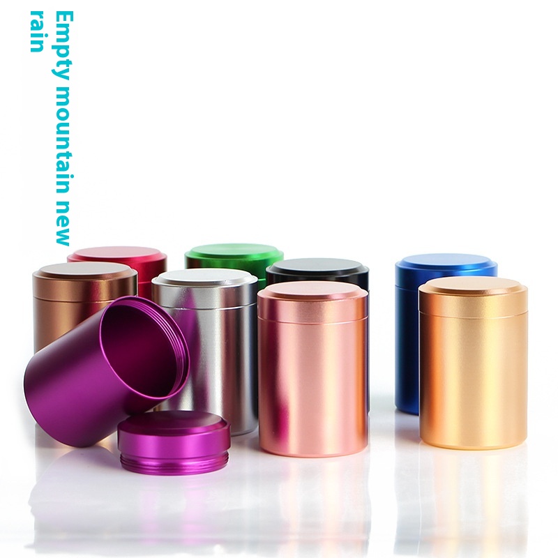 Kongshan Xinyu Small Mini Portable Sealed Metal Tea Cans Small Tea Cans Aluminum Cans Packaging Cans