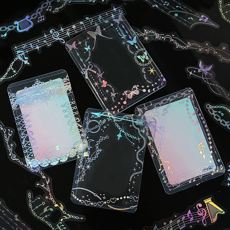 Lover Of The Letter Firefly Streamer PETSticker Pack Dreamy Colorful Card Handbook Diy Collage Border Decoration Material