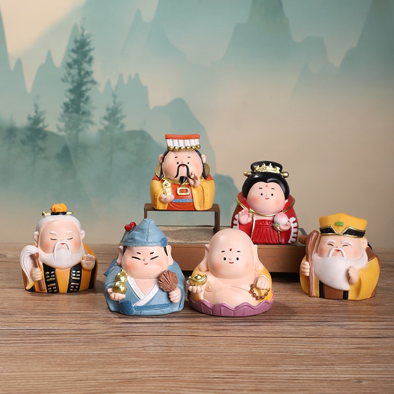 National Fairy Blessing Ornaments Maitreya Buddha Creative Chinese Home Decorations Desktop Ornaments Mazu Cultural And Creative Gifts