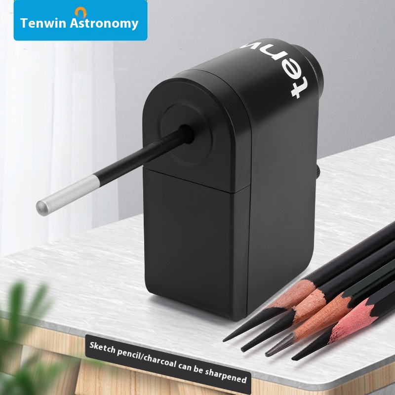 Astronomy Tenwin Hand-cranked Pencil Sharpener To Adjust The Thickness Of The Pen Tip Art Sketch Charcoal Manual Pencil Sharpener8029