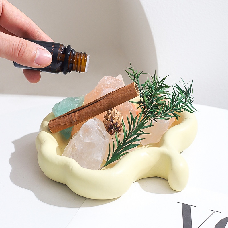 Modern Simple Home Diffuser Aromatherapy Gift Box Ornaments Souvenir Crystal Stone Indoor Fragrance Decoration Gift