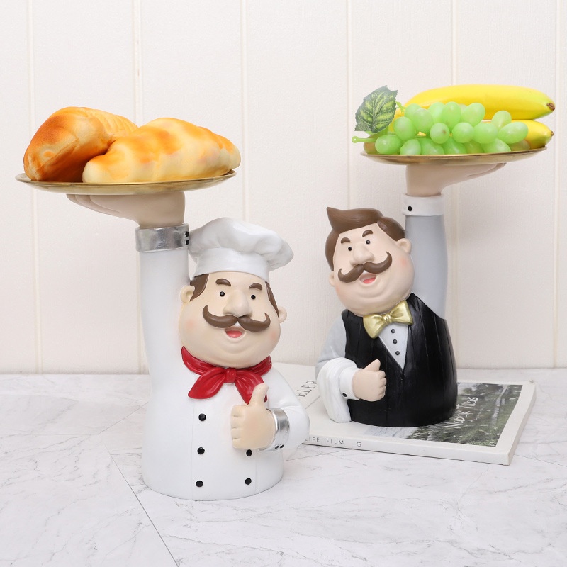 If The Modern Style Home Living Room Creative Fruit Resin Tray Chef Waiter Storage Plate Fruit Plate Ornaments