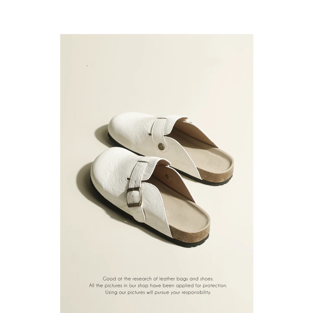 Gu Yun丨Boken Shoes Spring And Summer Half-slippers For Women Retro Flat Lazy Slip-on Casual Mules