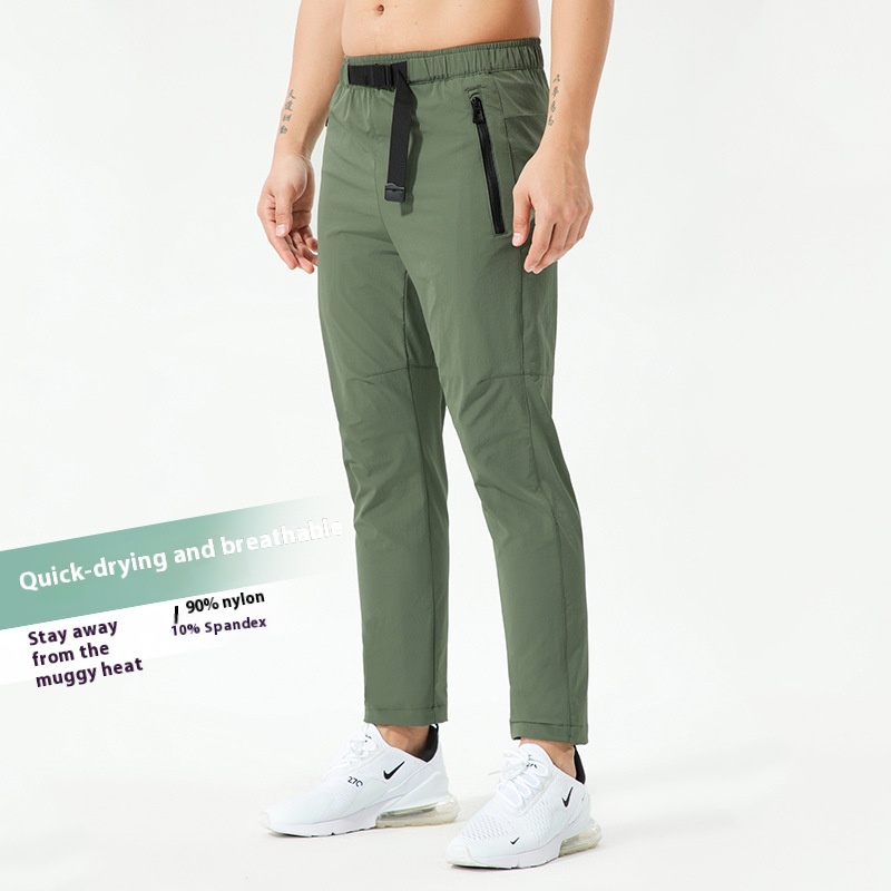 Spring Bird House Quick Dry Pants Men's Trousers Straight Overalls Loose Outdoor Casual Mountaineering Pants Large Size Sports Pants