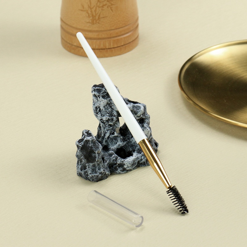 Single402 Spiral Eyebrow Brush Eyelash Brush Eyebrow Sweep Eyebrow Shaping Combing Eyebrow Cream Brush With Cover Beauty Tool