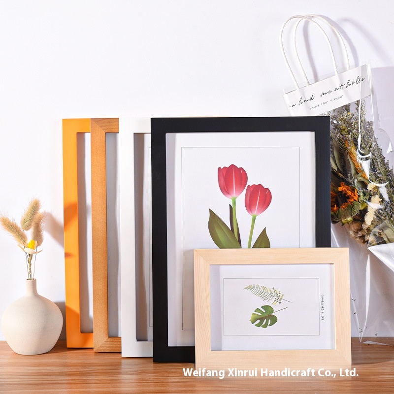 Simple Solid Wood Photo Frame Wall Hanging7 Inch8 Inch10 Inch12 Inch Table8 Open Wooden Picture Frame Photo Wall Mounting