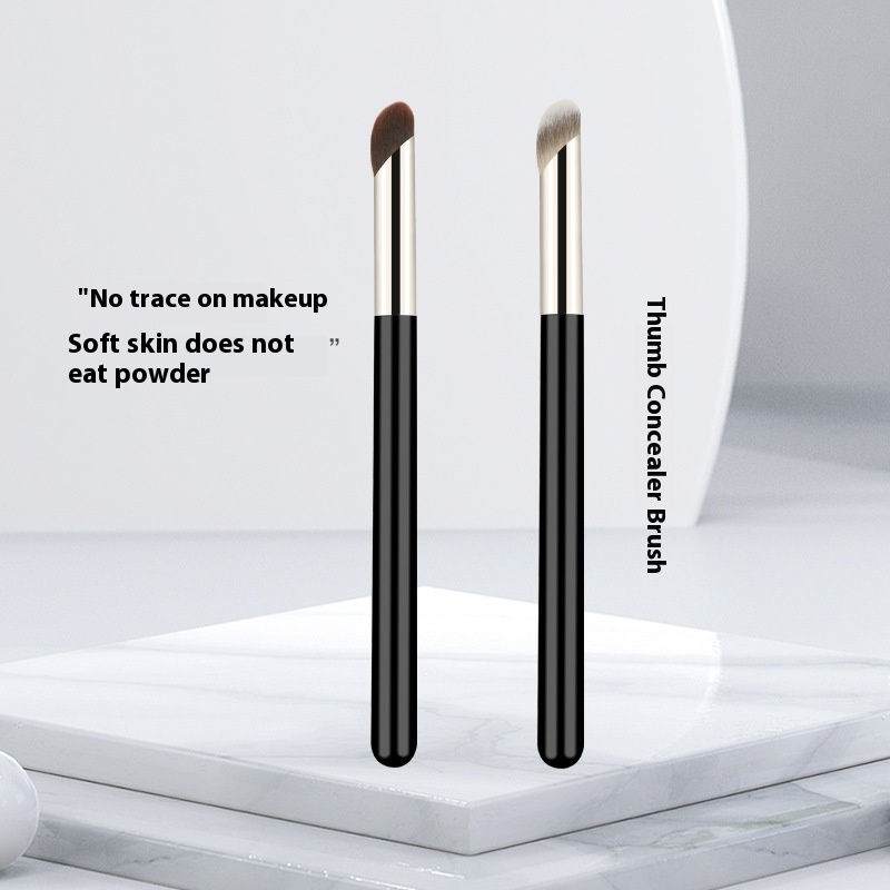 Slope Thumb Concealer Brush Round Head Fingertip Concealer Brush Cover Dark Circles Bullet Head Makeup Brush Makeup Tool