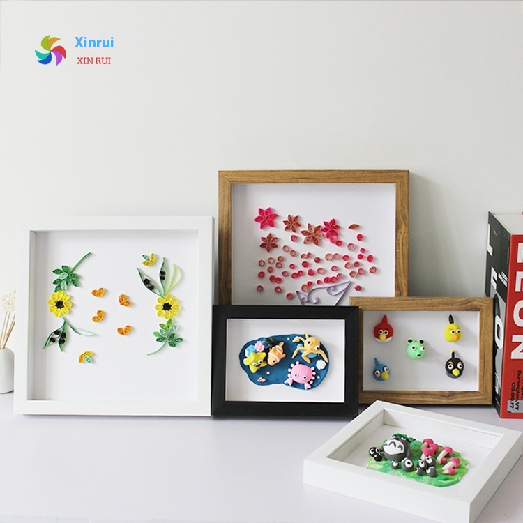 Hollow2 Cm Three-dimensional Photo Frame A4 Dried Flower Paper Frame67 Inch Plant Butterfly Specimen Frame Table Hand And Foot DIY