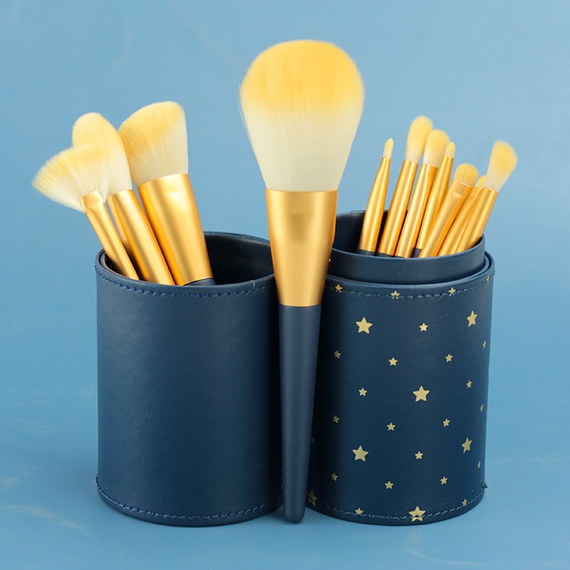 Online Celebrity Recommended Makeup Brush Set12 Pieces Portable Soft Bristle Powder Brush Blush Brush Eye Eye Shadow Brush Full Set