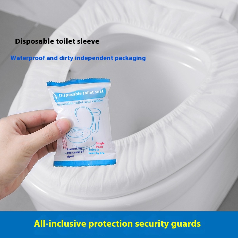 Disposable Toilet Pad Travel Sticker Portable Toilet Sticker Seat Paper Maternity Non-woven Waterproof Universal Toilet Cover