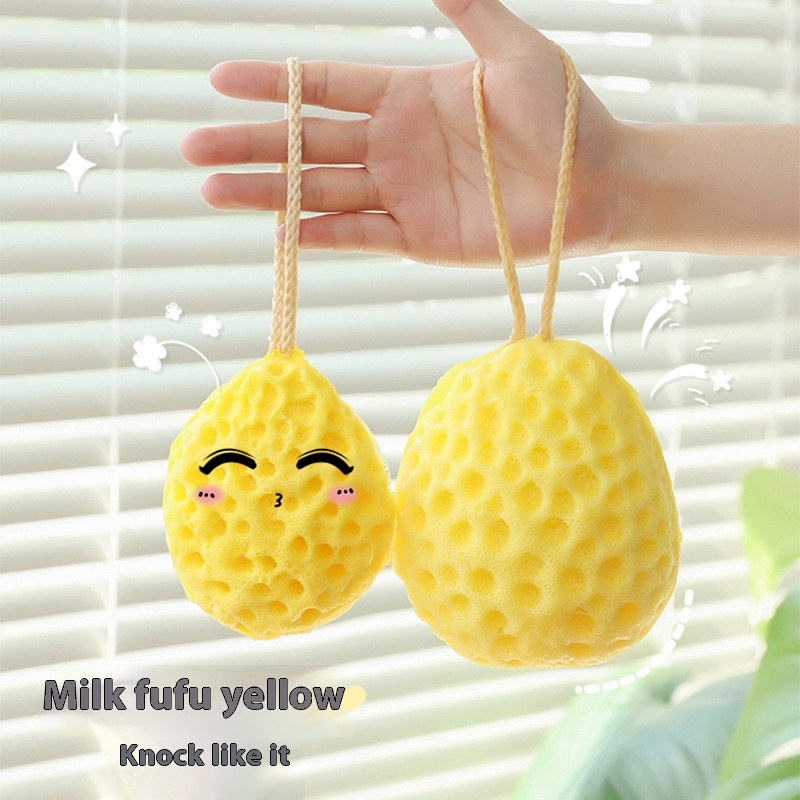 Japanese Honeycomb Bath Ball For Women Large Super Soft Sponge Bubble Bath High-end Non-dispersible Bath Scrubbing Dual-use Bath Flower