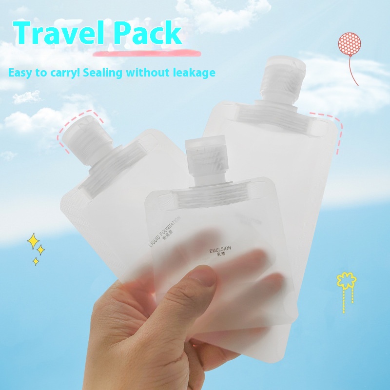 Travel Packaging Bag Cosmetic Lotion Shower Gel Shampoo Business Trip Portable Small Facial Cleanser Disposable Packaging Bottle