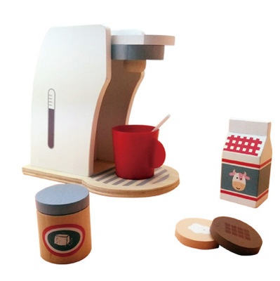 Children's Play House Toys Wooden Coffee Machine Breakfast Combination Afternoon Tea Early Education Simulation Toys