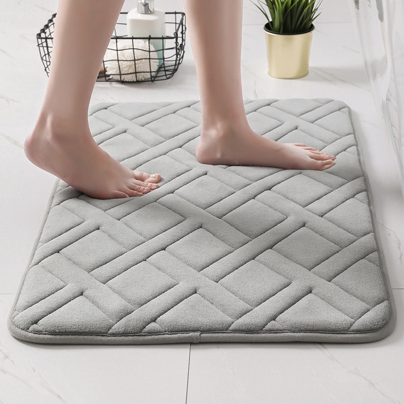Bathroom Absorbent Floor Mats Kitchen Floor Mats Bathroom Anti-slip Mats Home Entrance Door Mats Bedroom Carpet