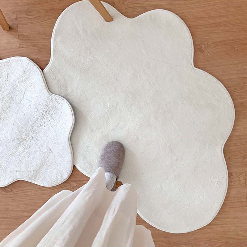 Nordic Tianjin Home Living Room Carpet Imitation Cashmere Easy To Clean Carpet Floor Mat Bedroom Bedside Blanket