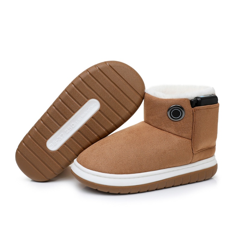 Electric Heated Snow Boots,Rechargeable Heated Thermal Winter Shoes For Outdoor,Home,And Office Use,Portable Foot Warmer