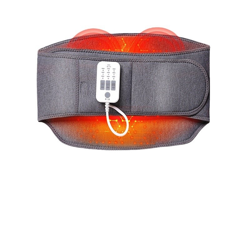 Airbag Heated Waist Belt,Thermal Therapy Belt For Abdominal Warmth,Electric Lumbar Support With Heating And Massage Function