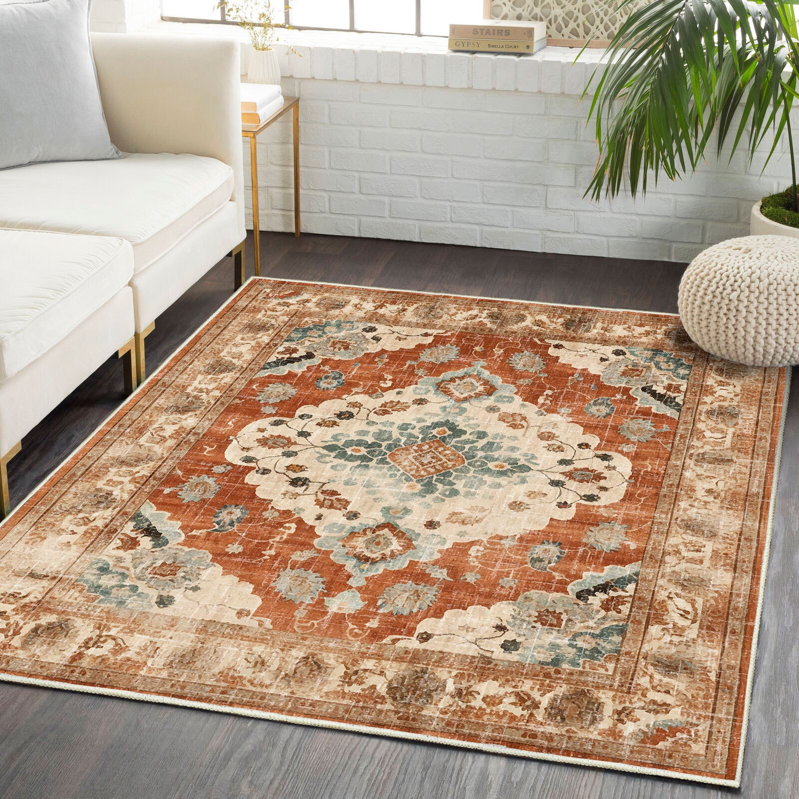 Carpet Household Dove Velvet Tpr Washable Bottom Floor Mat Living Room Full Sofa Coffee Table Mat Foldable Non-slip Foot Mat