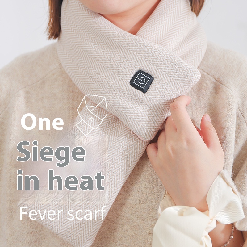 Heated Scarf,Autumn/Winter Graphene Scarf With Smart Three-Level Temperature Control,Heated Neck Warmer For Thermal Therapy