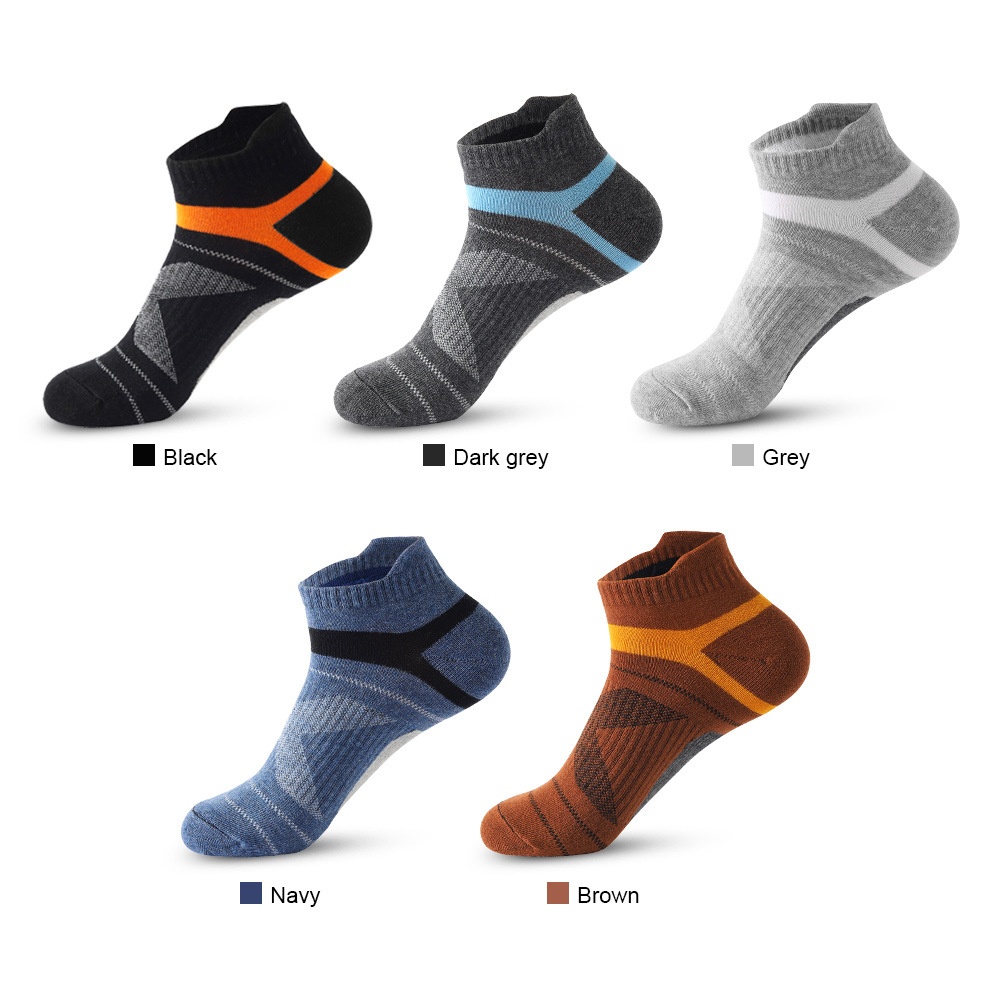 SSocks Men's Short Socks Summer Thin Low-cut Short-tube Cotton Socks Sweat-absorbent And Deodorant Men's Running Sports Socks