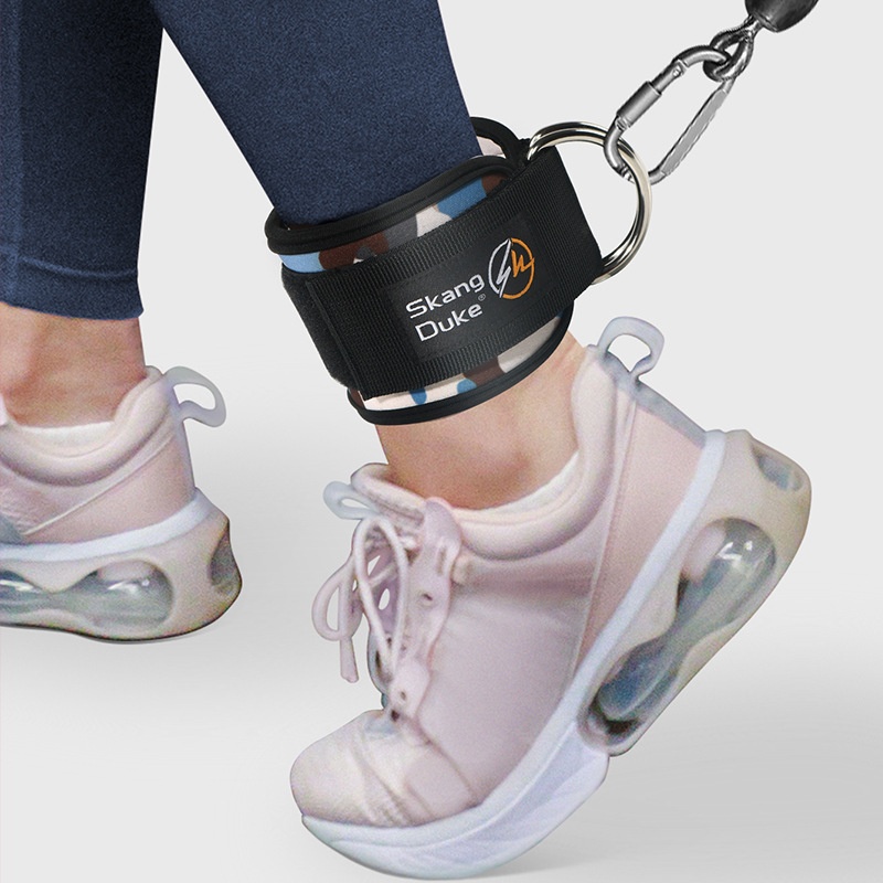 Camouflage Ankle Buckle Leg Strength Trainer Buckle Fitness Hip Strap Resistance Band Tension Rope Accessories