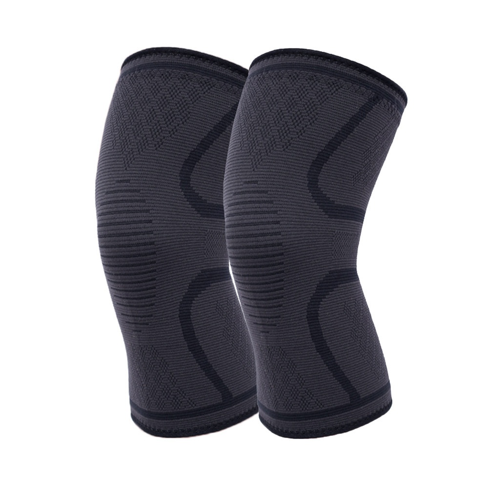 Knitted Nylon Sports Knee Pads For Men And Women Autumn And Winter Badminton Running Fitness Knee Pads Outdoor Mountaineering Warm Knee Pads