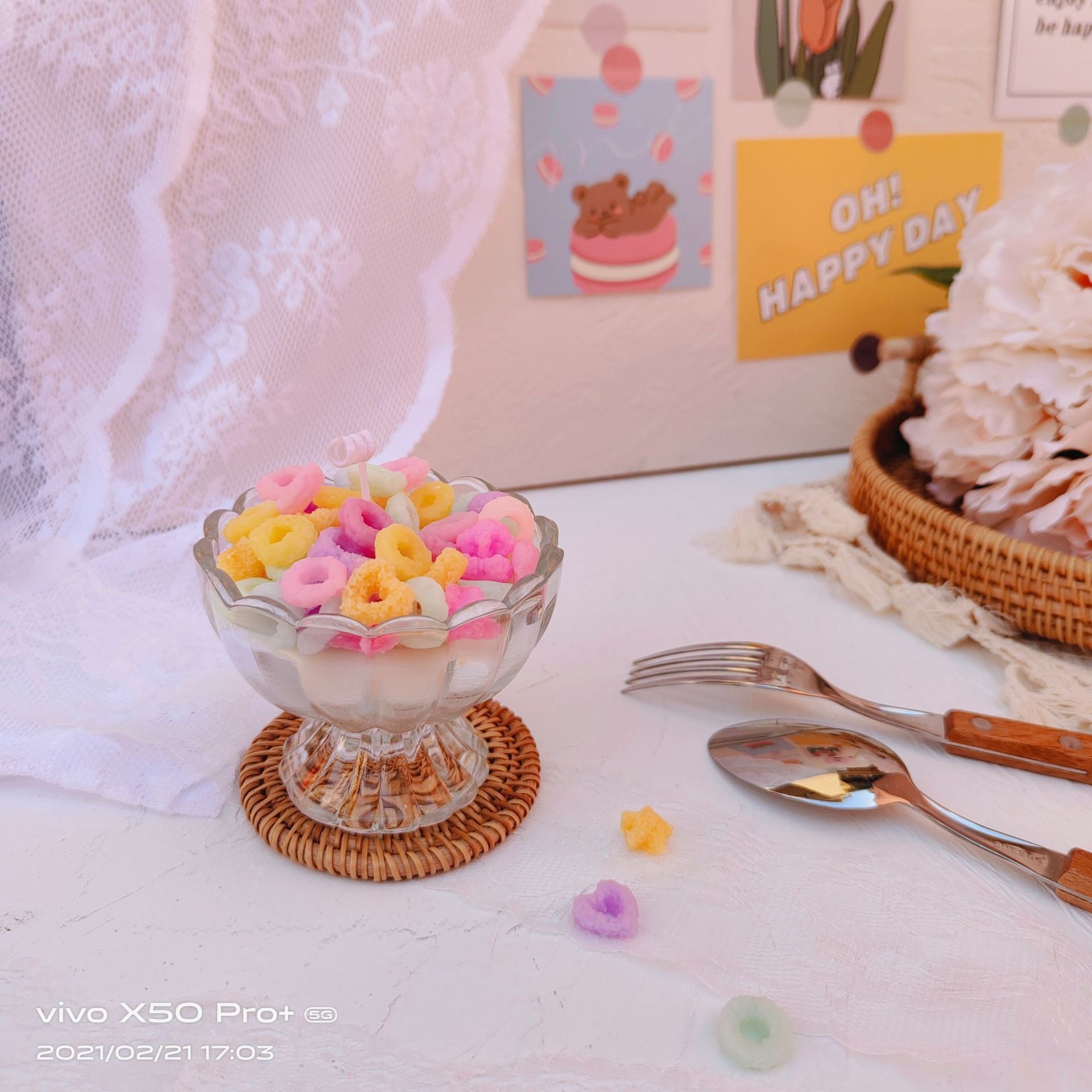 Cereals,Oatmeal Rings,Meringue,Ice Cream Cups,Aromatherapy Candle Cups,Wax Macarons,Girly Ornaments,Shooting Props