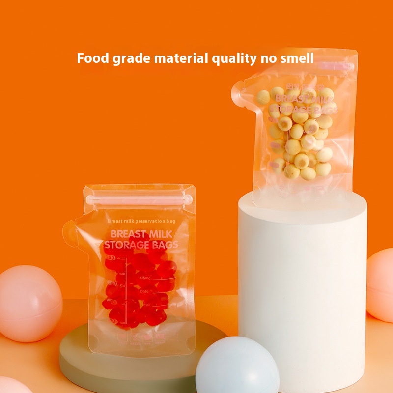 Yikoumi Milk Storage Bag Breast Milk Preservation Bag Small Capacity Disposable Milk Storage Bag150ml Breast Milk Special Milk Bag