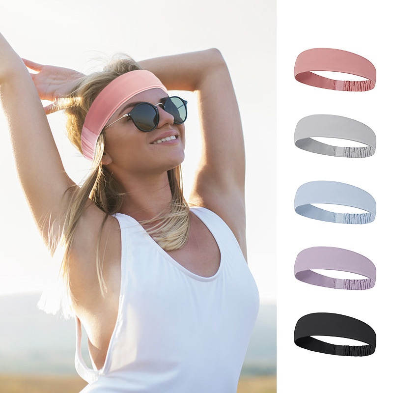 Spring And Summer Sports Headband Sweat-absorbing Headband Running Fitness Yoga Forehead Protection Headscarf Headband Headband Men And Women