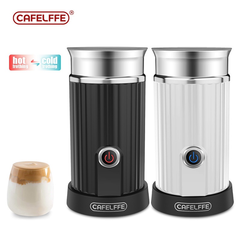 CAFELFFEElectric Milk Frother Milk Hot And Cold Sender Household Frother Automatic Coffee Maker